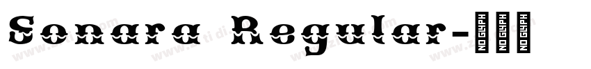 Sonara Regular字体转换